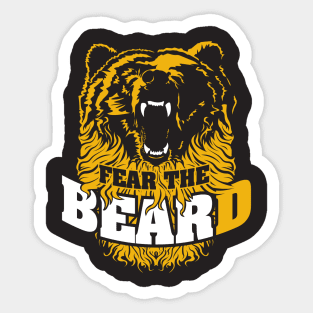 BEAR BEARD Sticker